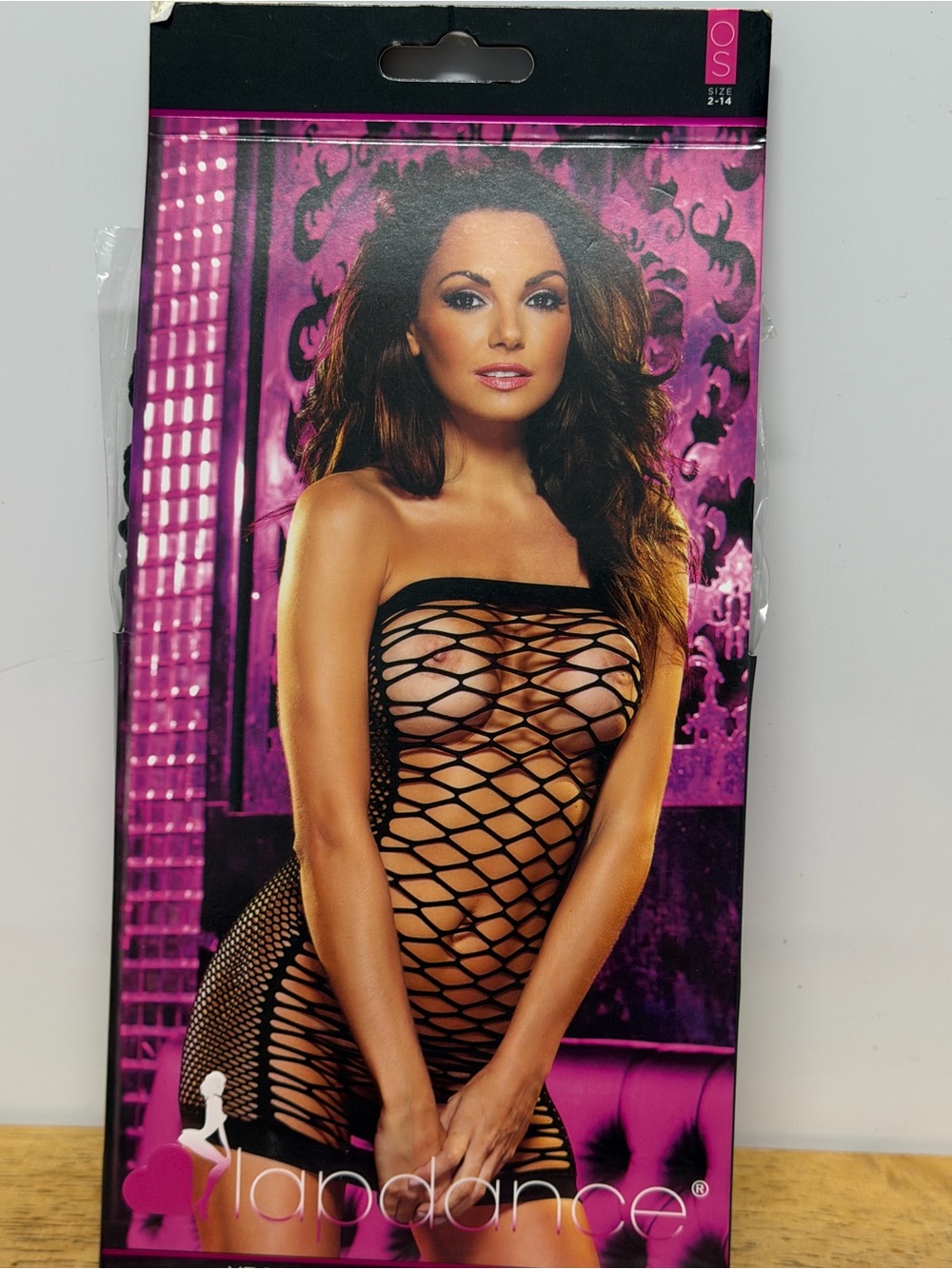 Women's Black Fishnet Bodystocking